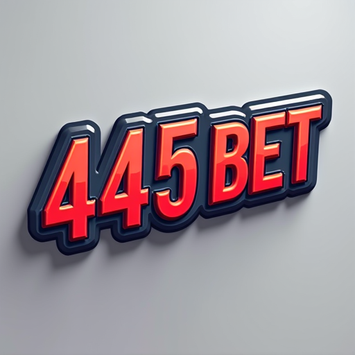 logotipo da plataforma 445bet onde você poderá se cadastrar gratuitamente