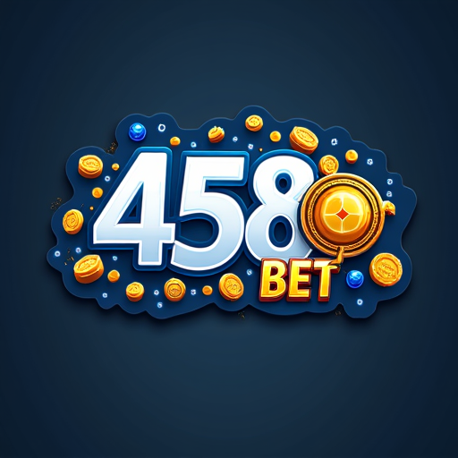 logotipo da plataforma 458bet onde você poderá se cadastrar gratuitamente