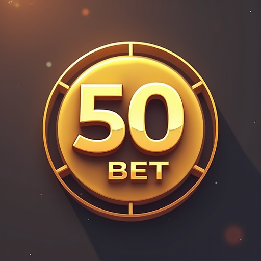 logotipo da plataforma 50bet onde você poderá se cadastrar gratuitamente