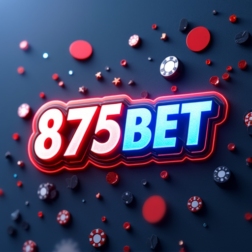 logotipo da plataforma 875bet onde você poderá se cadastrar gratuitamente