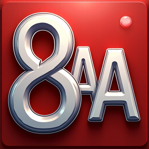 logotipo da plataforma 8aa onde você poderá se cadastrar gratuitamente