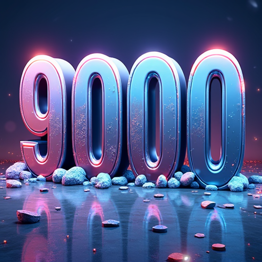 logotipo da plataforma 9000 onde você poderá se cadastrar gratuitamente