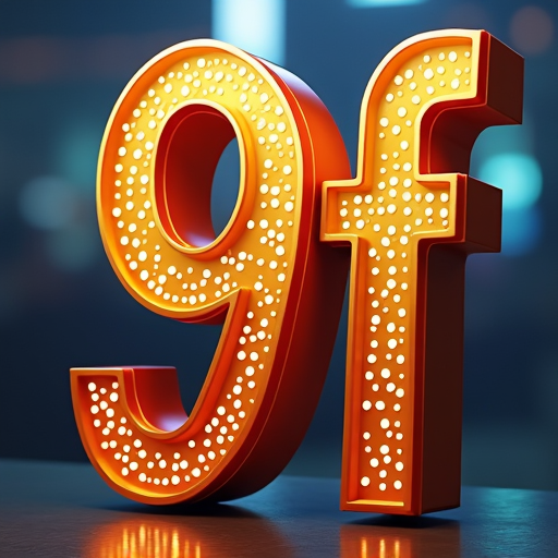 logotipo da plataforma 9f onde você poderá se cadastrar gratuitamente