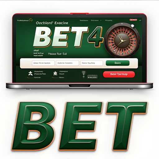 logotipo da plataforma bet4 onde você poderá se cadastrar gratuitamente