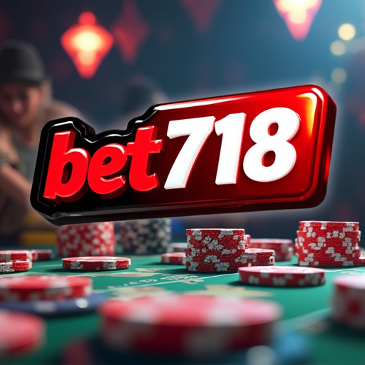 logotipo da plataforma bet718 onde você poderá se cadastrar gratuitamente