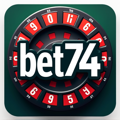 logotipo da plataforma bet74 onde você poderá se cadastrar gratuitamente