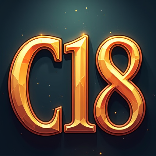 logotipo da plataforma c18 onde você poderá se cadastrar gratuitamente