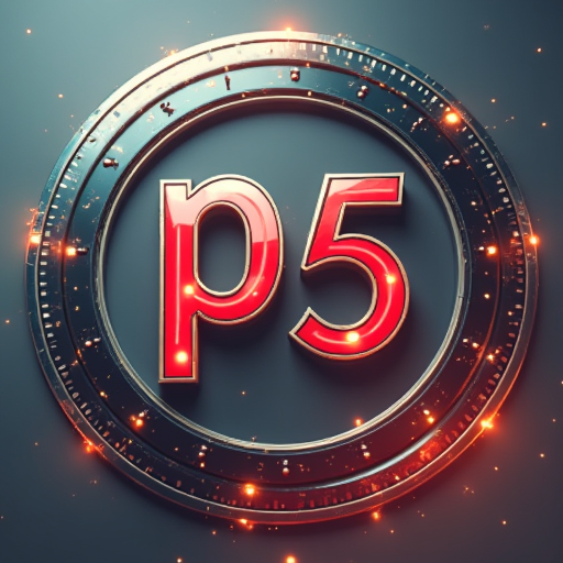 logotipo da plataforma p5 onde você poderá se cadastrar gratuitamente