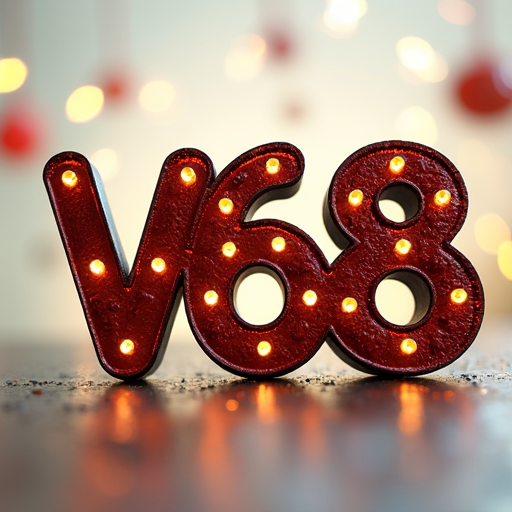 logotipo da plataforma v68 onde você poderá se cadastrar gratuitamente